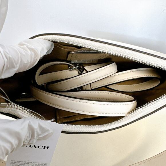 Coach CR099 Teri Shoulder Bag IN Chalk - Picture 7 of 9